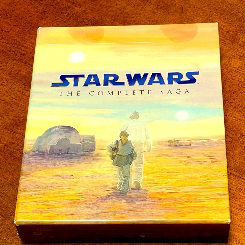 Star Wars The Complete Saga on 9 Blue Ray Disks